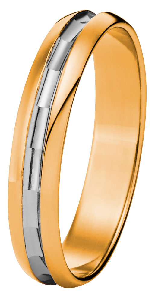 Kohinoor förlovningsring 3,5mm ; 14K guld 003-010