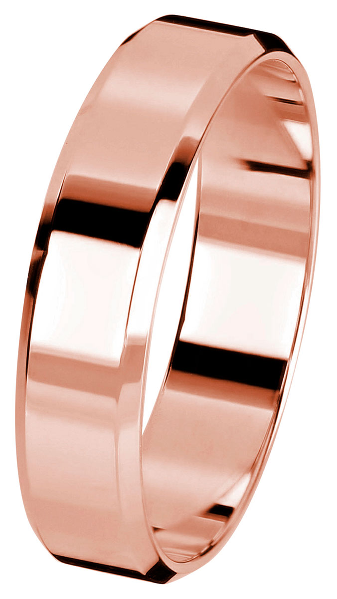 Kohinoor rött guld förlovningsring 5 mm 003-615P