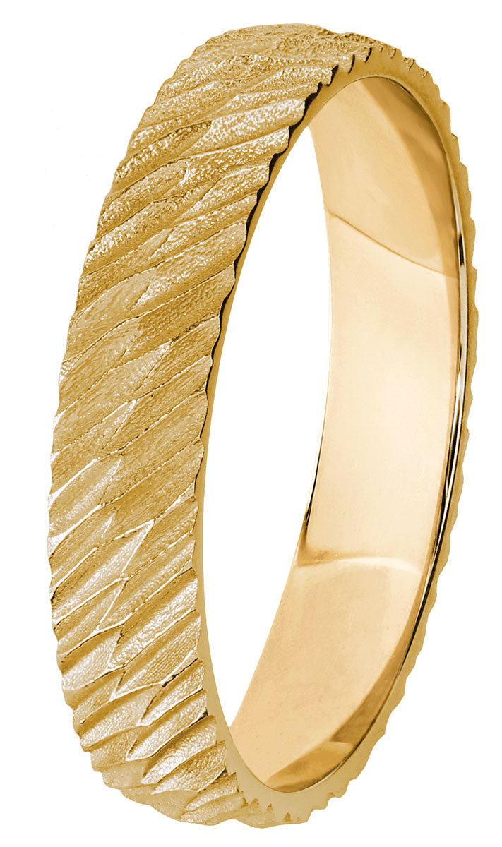 Kohinoor Myrsky gult guld förlovningsring 003-640