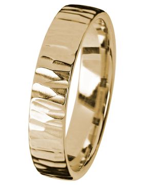 Kohinoor Duetto Gold Wood 5 mm guldring 003-804