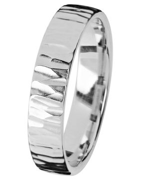 Kohinoor Duetto Gold Wood 5 mm vitguld ring 003-804V