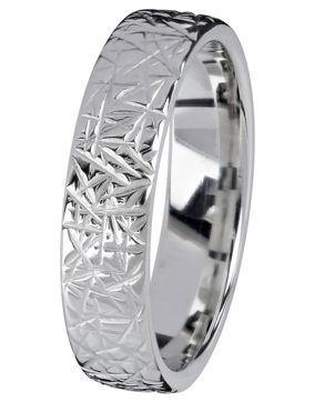 Kohinoor Duetto Gold Ice 5 mm vitguld ring 003-805V