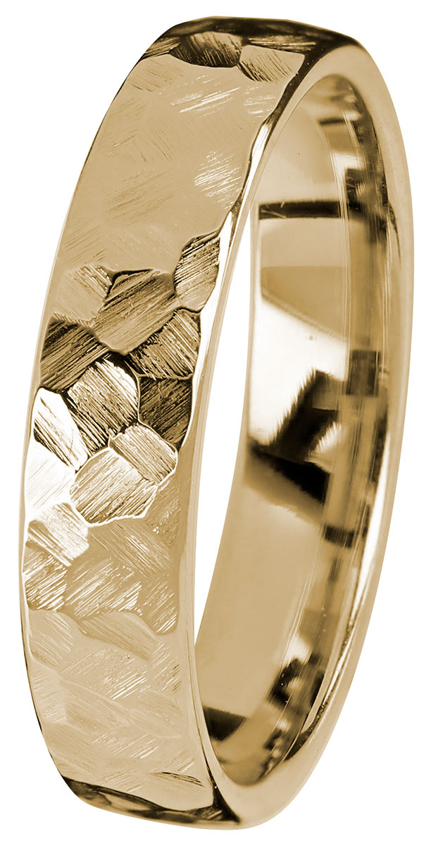 Kohinoor Duetto Gold Rock 5 mm guldring 003-807