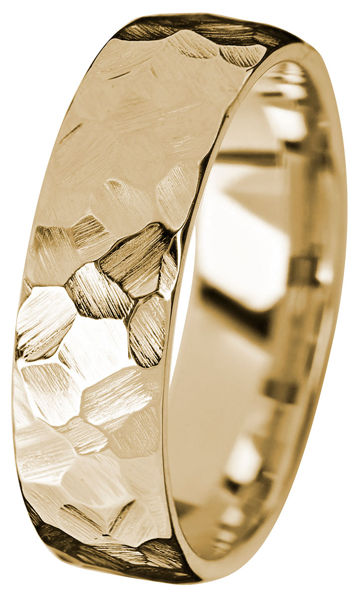Kohinoor Duetto Gold Rock 7 mm guldring 003-817