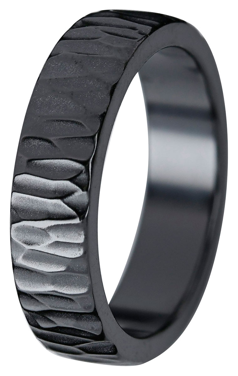 Kohinoor Duetto Black Wood 5 mm zirconiumring 006-804