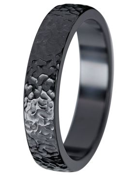 Kohinoor Duetto Black Frost 5 mm zirconiumring 006-806