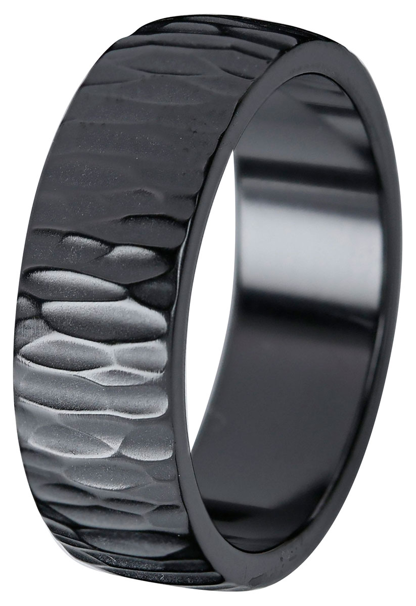 Kohinoor Duetto Black Wood 7 mm zirconiumring 006-814