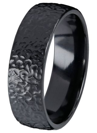 Kohinoor Duetto Black Frost 7 mm zirconiumring 006-816