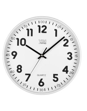 Justaminute väggklocka vit 00720YB