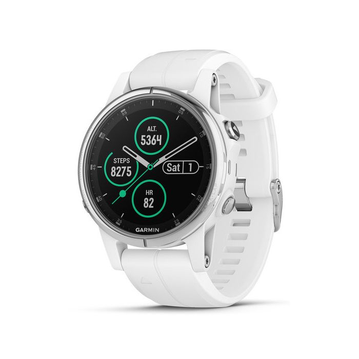 Garmin Fenix 5S Plus Sapphire Vit 010-01987-01 main product photo