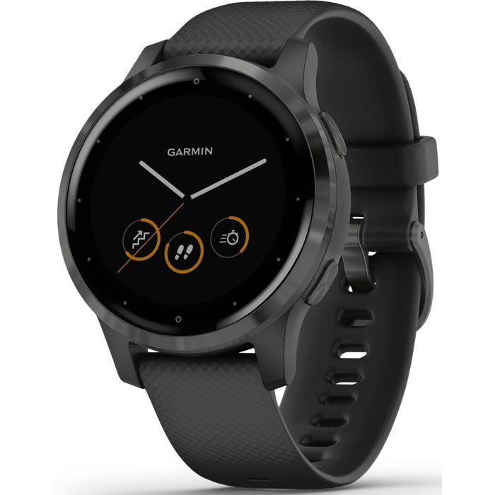 Garmin Vivoactive 4S PVD Black and Slate GPS smartklocka 010-02172-12 main product photo
