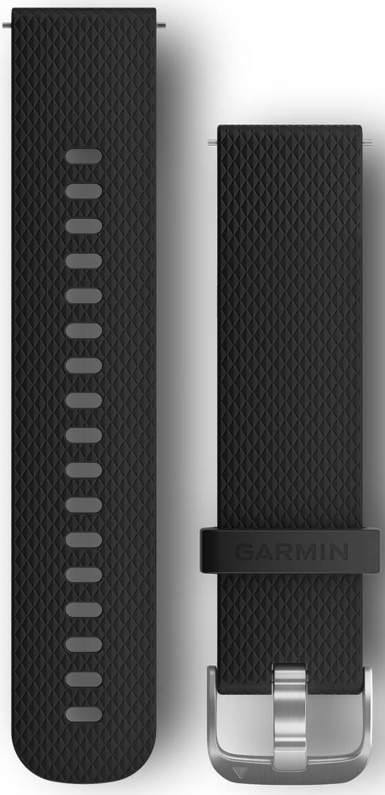Garmin Vivoactive 3 Quick release svart silikonarmband 010-12561-02