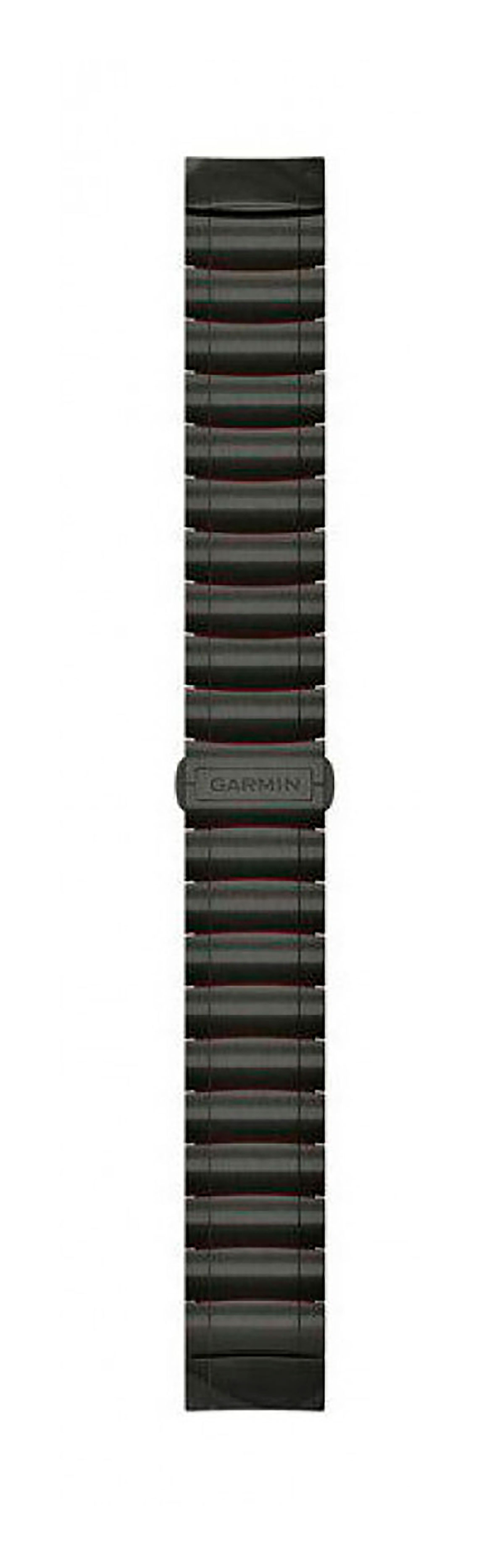 Garmin QuickFit 22mm hybridarmband i titan och silikon kolgrått 010-12738-00