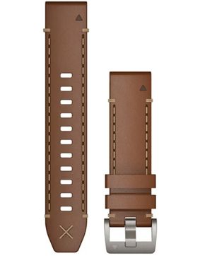Garmin MARQ Quickfit 22mm läderarmband 010-12738-04