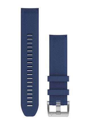 Garmin QuickFit 22mm silikonarmband marinblått 010-12738-18