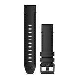 Garmin QuickFit 22mm armband i äkta Horween-läder – svart 010-12738-19