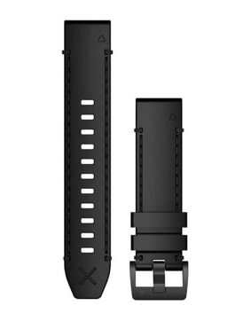 Garmin QuickFit 22mm armband i äkta Horween-läder – svart 010-12738-19