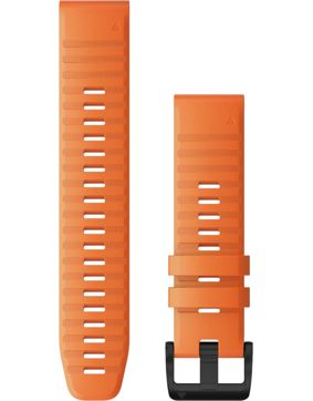 Garmin Quickfit 22mm orange silikonarmband 010-12863-01