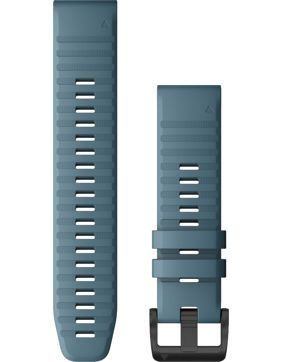 Garmin Quickfit 22mm gråblå silikonarmband 010-12863-03