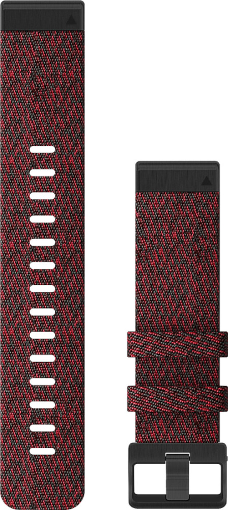 Garmin Quickfit 22mm röd nylonarmband 010-12863-06