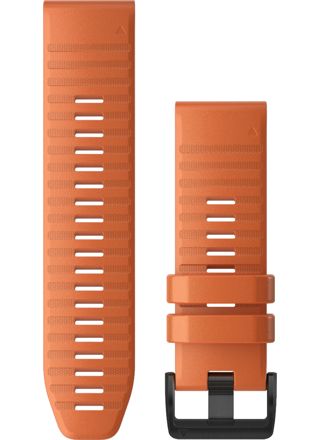 Garmin Quickfit 26mm orange silikonarmband 010-12864-01
