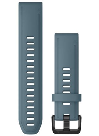 Garmin Quickfit 20mm gråblå silikonarmband 010-12870-00