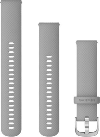 Garmin Vivomove 3 pudergrå Quick release silikonarmband 20mm 010-12924-00