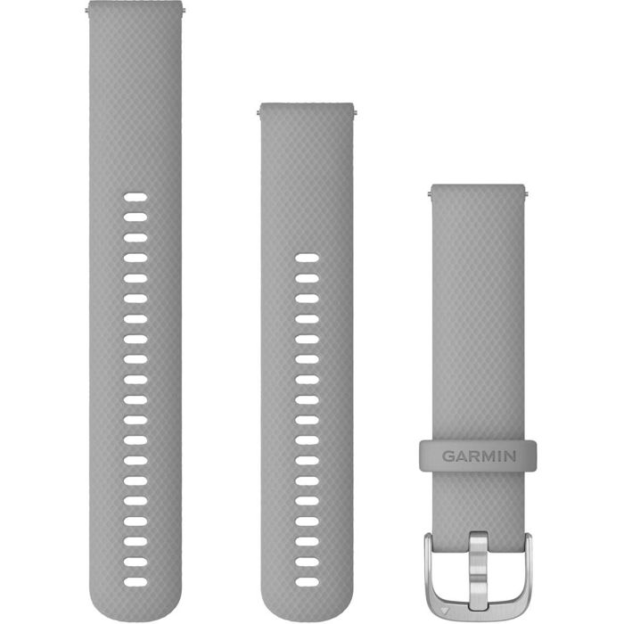 Garmin Vivomove 3 pudergrå Quick release silikonarmband 20mm 010-12924-00 main product photo