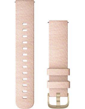 Garmin Vivomove Style ljusrosa Quick release nylonarmband 20mm 010-12924-12