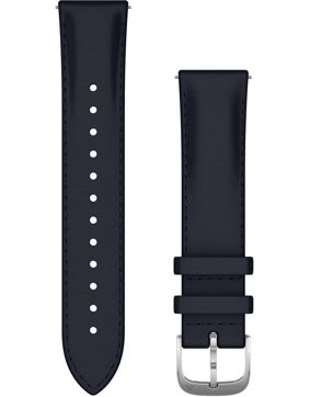 Garmin Vivomove Luxe marinblått Quick release läderarmband 20mm 010-12924-20