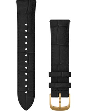 Garmin svart Quick release läderarmband 20mm 010-12924-22