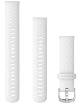 Garmin Quick Release silikonarmband vit 18 mm 010-12932-0B
