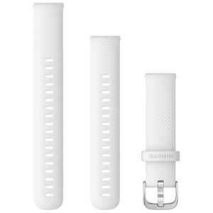 Garmin Quick Release silikonarmband vit 18 mm 010-12932-0B main product photo