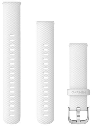 Garmin Quick Release silikonarmband vit 18 mm 010-12932-0B
