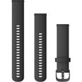 Garmin Venu svart Quick release silikonarmband 20mm 010-12932-11