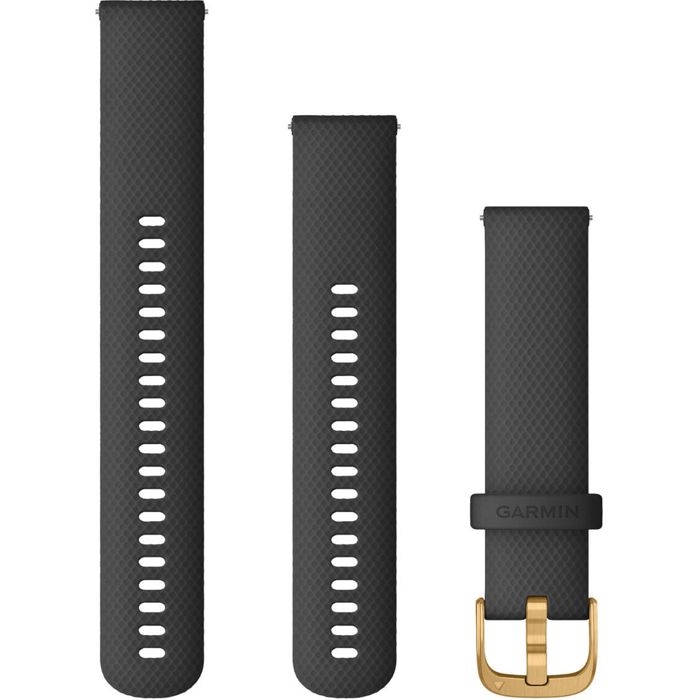 Garmin svart Quick release silikonarmband 20mm 010-12932-13 main product photo