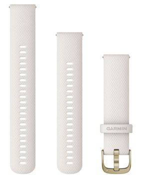 Garmin Quick Release Ivory Silicone Strap 20 mm 010-12932-53
