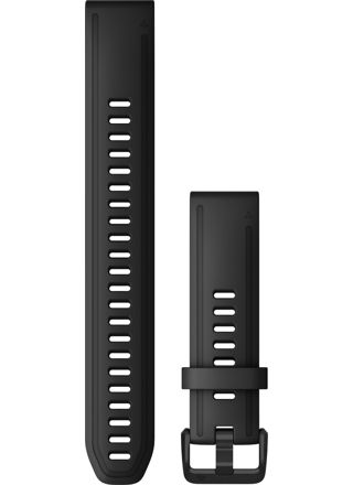Garmin Quickfit 20mm svart XL silikonarmband 010-12942-00