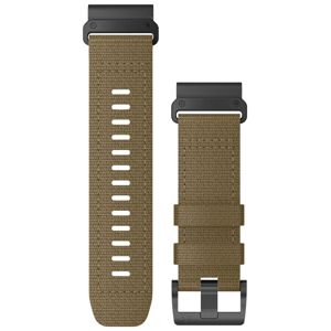 Garmin QuickFit 26 mm ljusbrun nylonarmband 010-13010-11 main product photo
