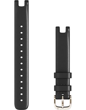 Garmin Lily svart läderarmband 010-13068-A1