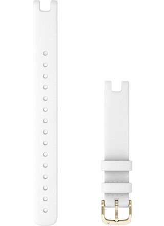 Garmin Lily lång vit läderarmband 010-13068-A6