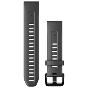 Garmin Quickfit 20 mm Graphite Silicone Strap 010-13102-01 main product photo