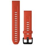 Garmin Quickfit 20 mm Flame Red Silicone Strap 010-13102-02