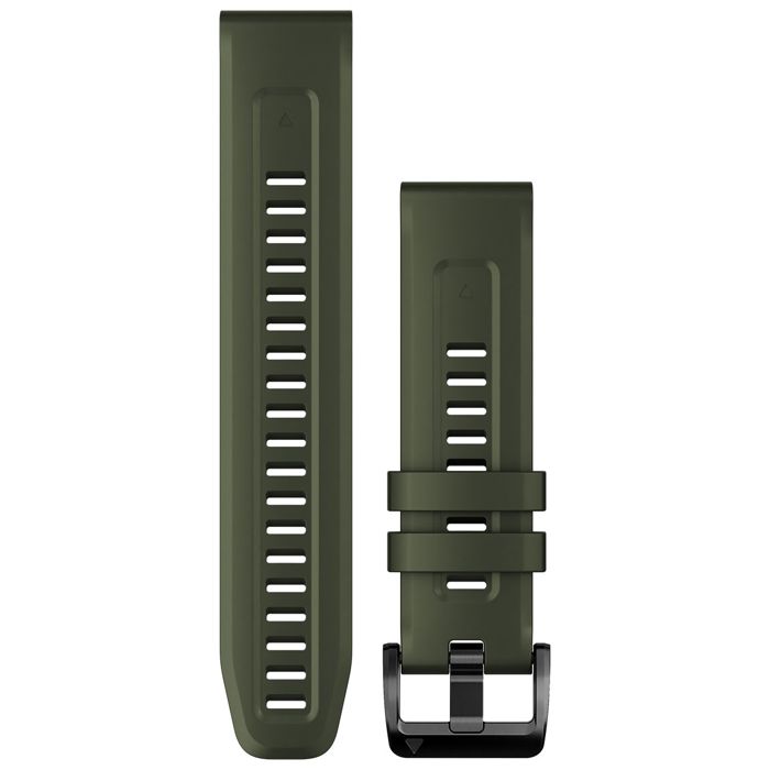 Garmin Quickfit 22 mm Moss Silicone Strap 010-13111-03 main product photo