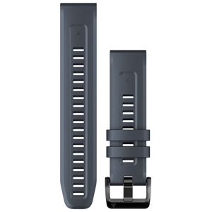 Garmin Quickfit 22 mm Granite Blue Silicone Strap 010-13111-05 main product photo