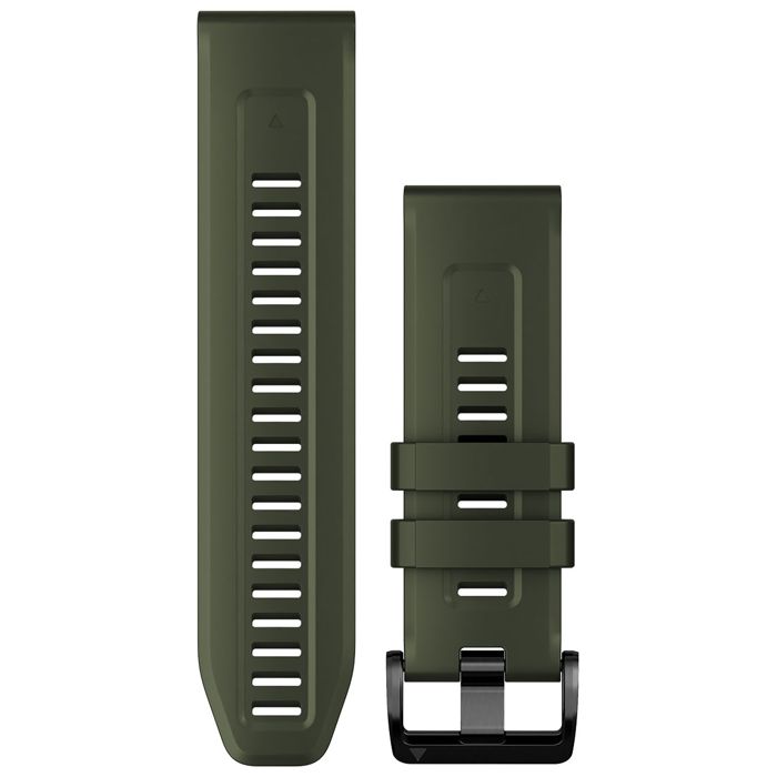 Garmin Quickfit 26 mm Moss Silicone Strap 010-13117-03 main product photo