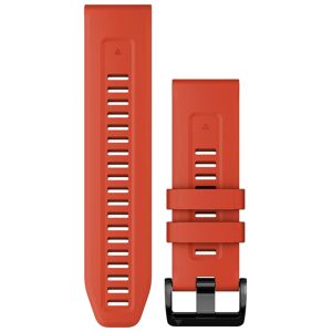 Garmin Quickfit 26 mm Flame Red Silicone Strap 010-13117-04 main product photo