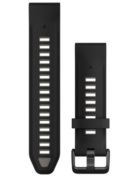 Garmin QuickFit 20 mm silikonarmband svart 010-13391-00