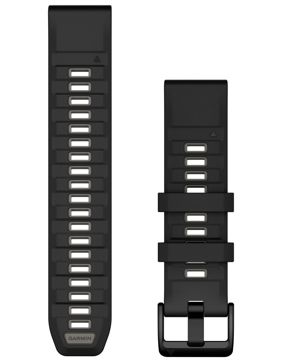 Garmin Quickfit 22 mm silikonarmband mörkgrå 010-13392-00