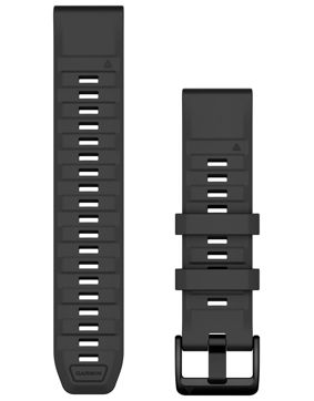 Garmin Quickfit 22 mm silikonarmband grafitgrå 010-13392-07